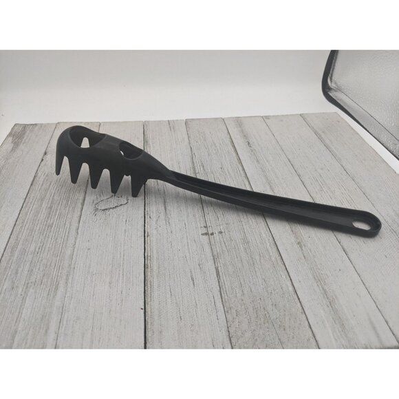 Tailor Made #1 Spaghetti Pasta Fork Black 11" Nylon Fork Server Spoon Measuring - Picture 4 of 7